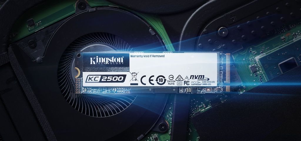 Kingston ra mắt ổ SSD NVMe PCIe KC2500