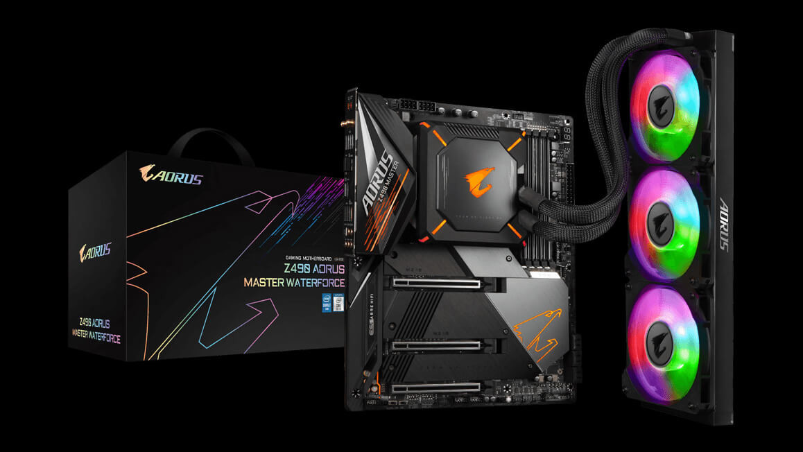 GIGABYTE ra mắt Z490 AORUS MASTER WATERFORCE