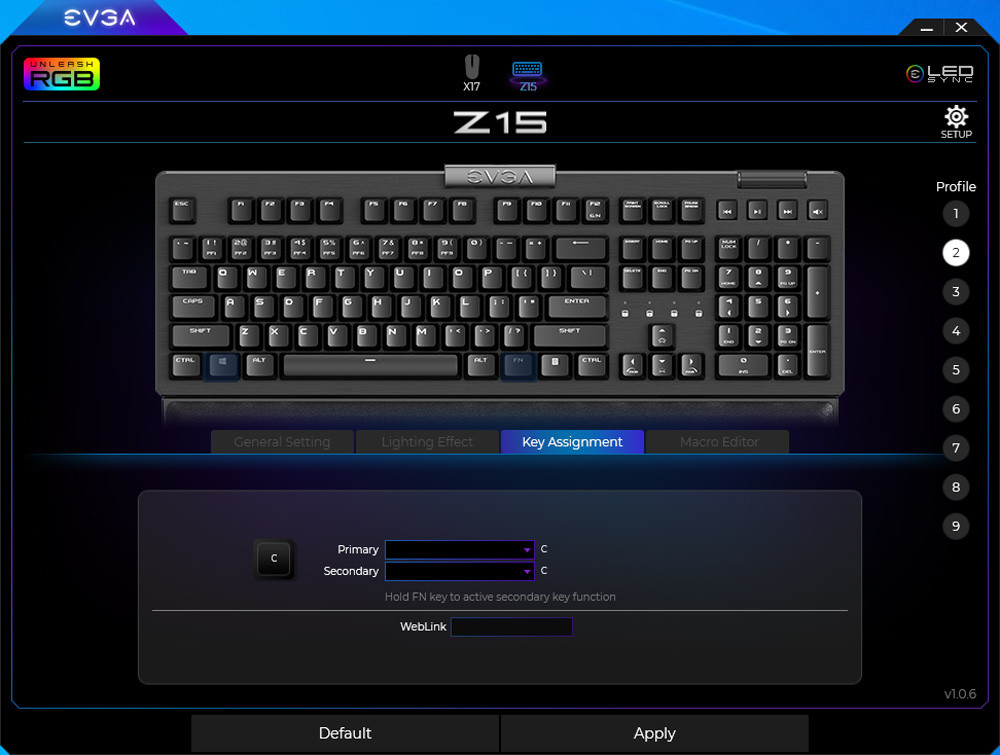 Evga Z15 Gaming Keyboard Rgb 14