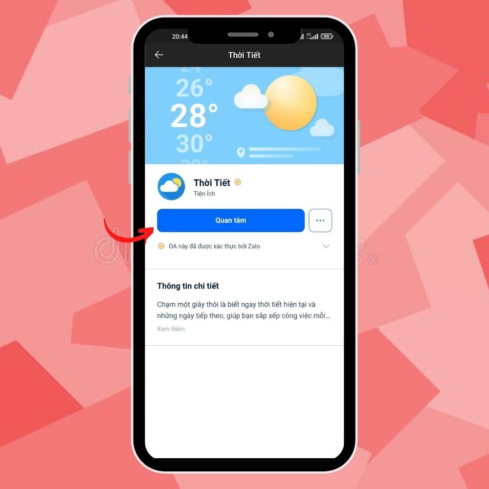 Cách đặt lịch thông báo ngày rằm, mùng Một qua app Zalo