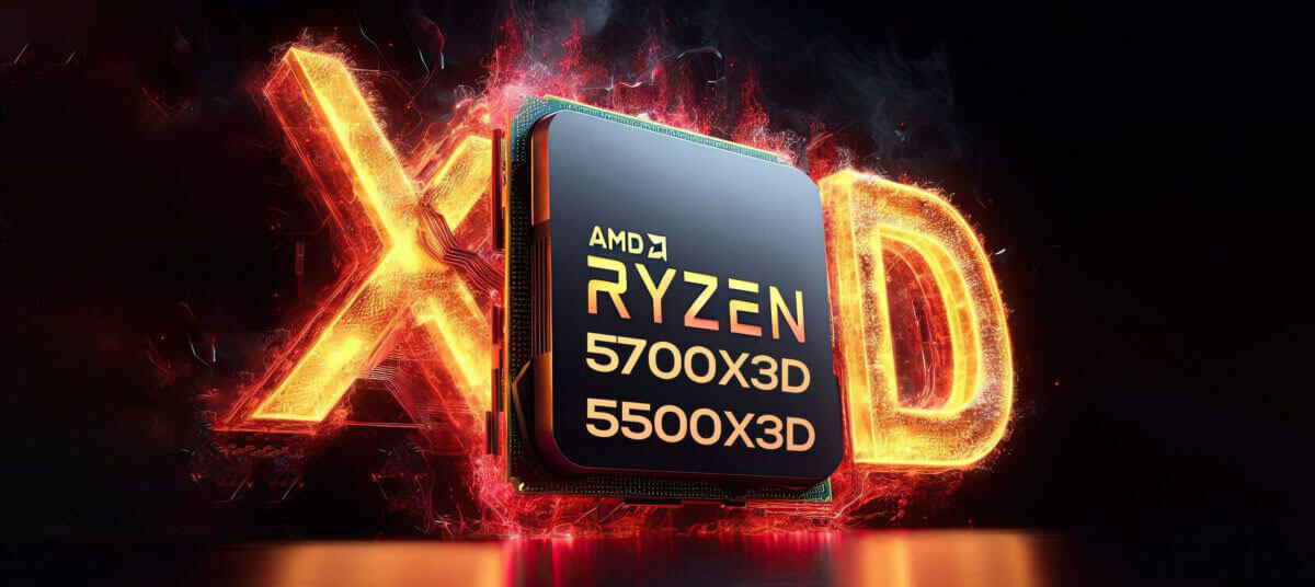 AMD RYZEN 5700X3D 5500X3D BANNER