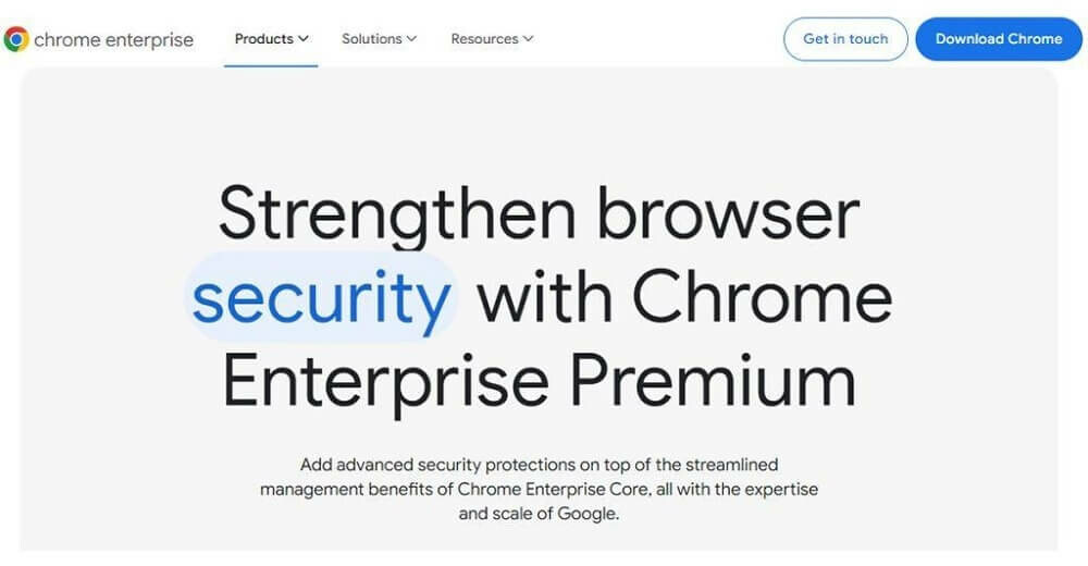 Google Chrome Enterprise Premium