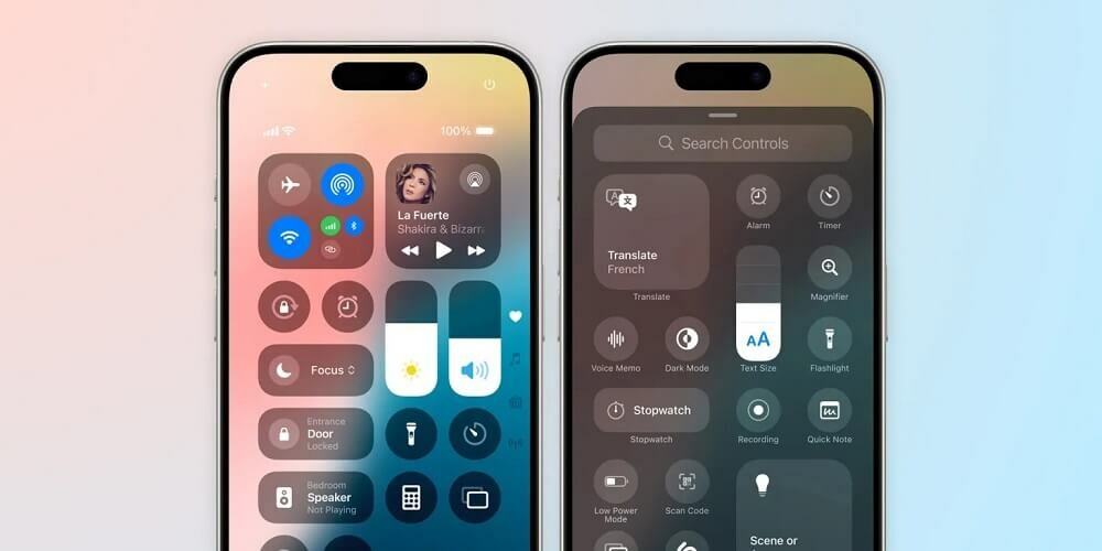 control center ios 18