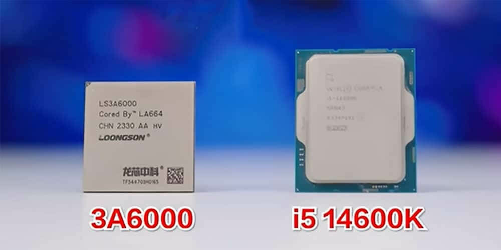 Loongson 3A6000 vs Intel Core i5