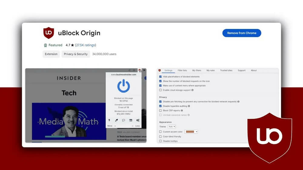 uBlock origin