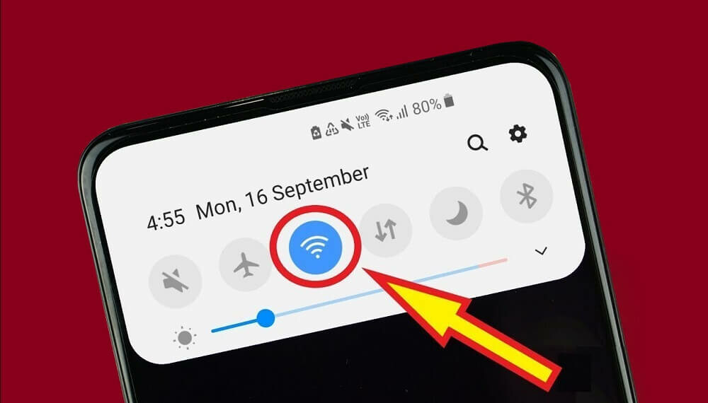 wi-fi on notification