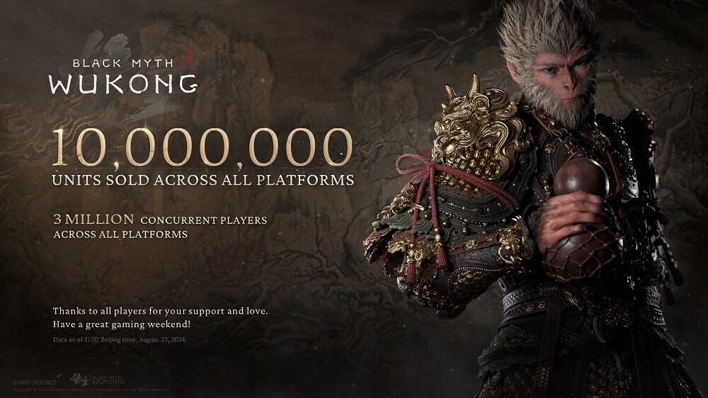 wukong black myth 10 million sales