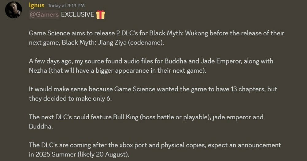 black myth wukong dlc