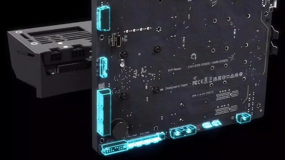 cổng cắm sau lưng mainboard