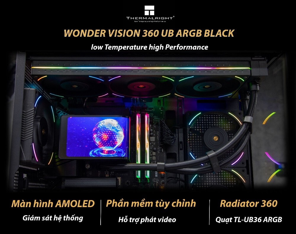 Review Thermalright Wonder Vision 360 UB ARGB Black 