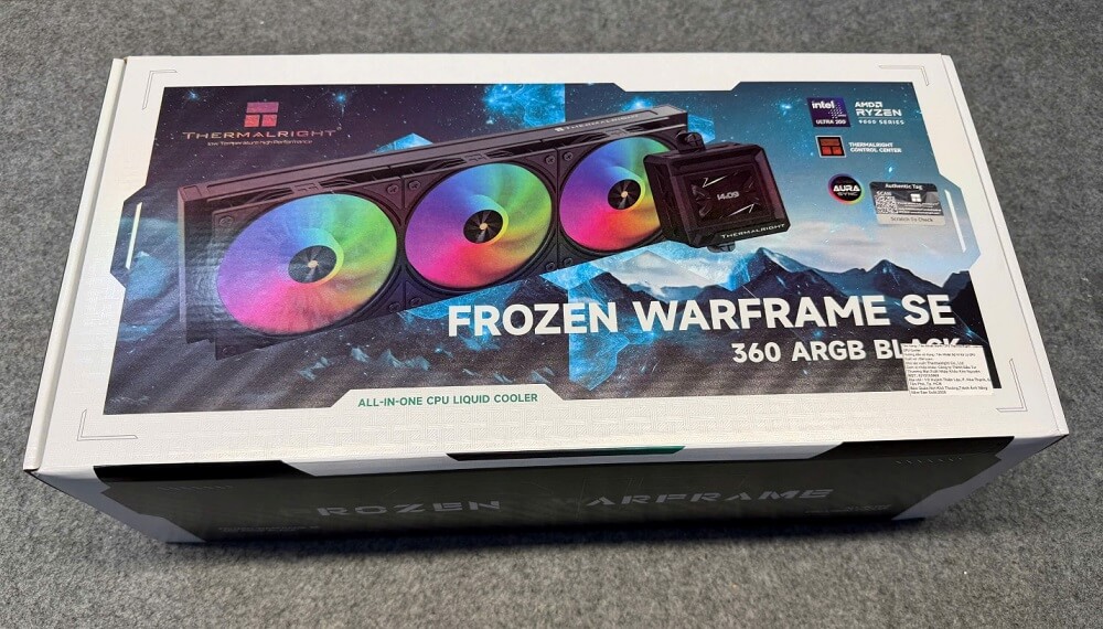 Review Thermalright Frozen Warframe 360 SE Black ARGB H1 Review Thermalright Frozen Warframe 360 SE Black ARGB - H1