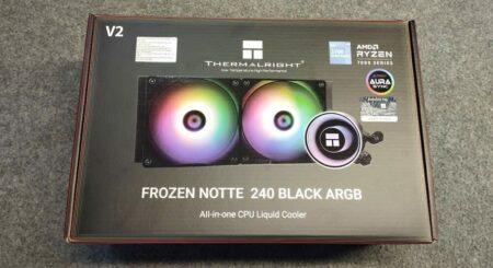 Unbox Thermalright Frozen Notte 240 BLACK ARGB V2 – Phiên bản rút gọn nhưng hiệu năng vượt trội