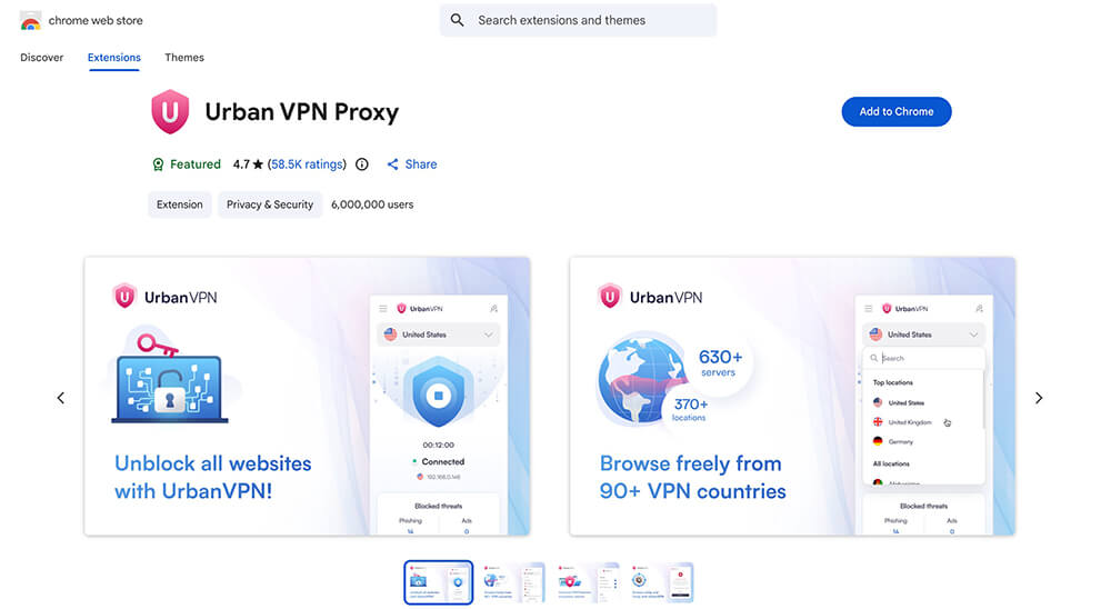 urban vpn proxy extension