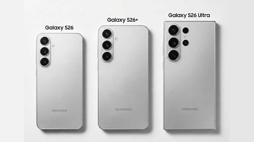 Samsung Galaxy S26, S26+ và S26 Ultra back