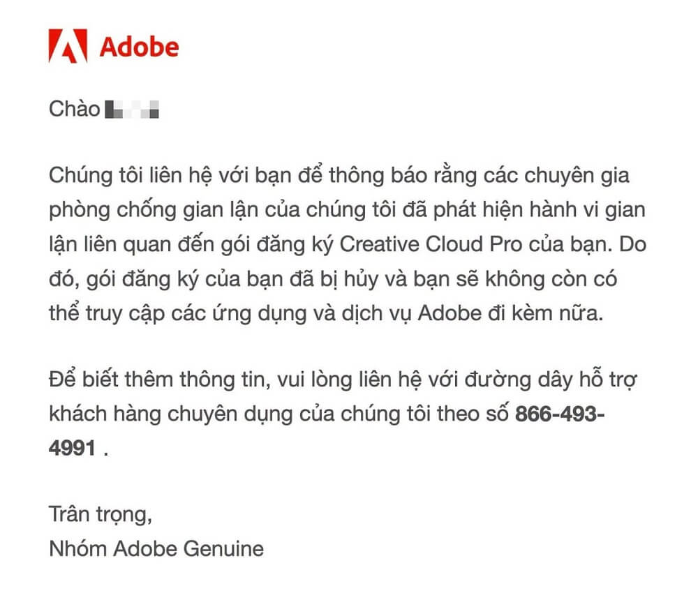 Người dùng Việt bị Adobe khoá tài khoản hàng loạt