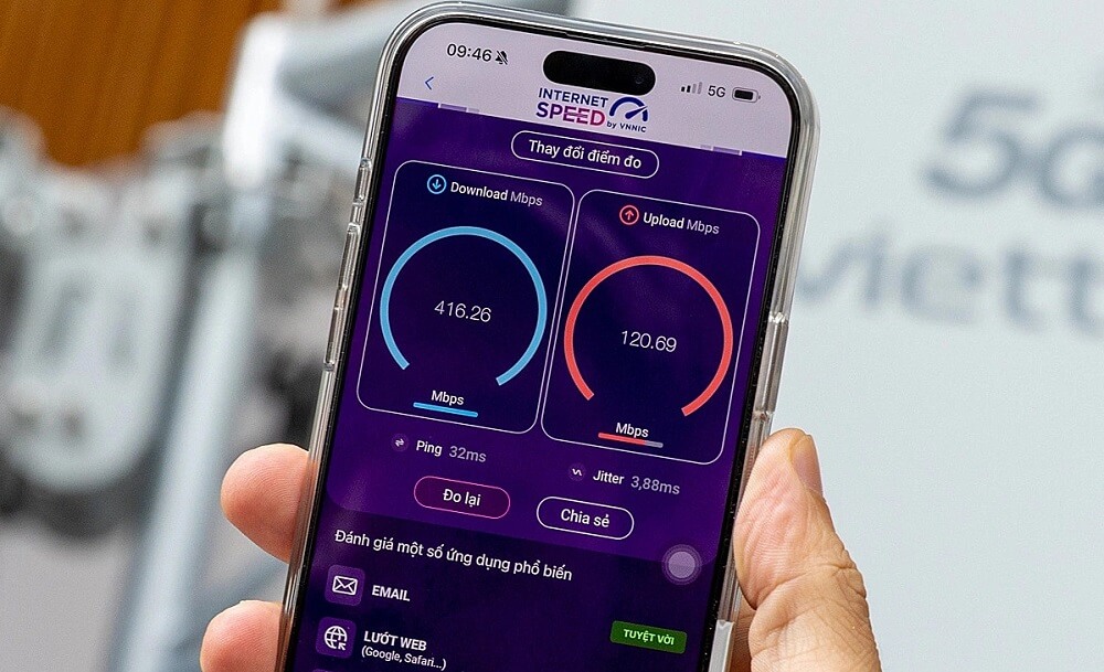 Tốc độ internet di động tại Việt Nam 07.2026 - H2