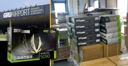 Hai kiện hàng RTX 5090 trị giá 470.000 USD biến mất tại sân bay Brazil